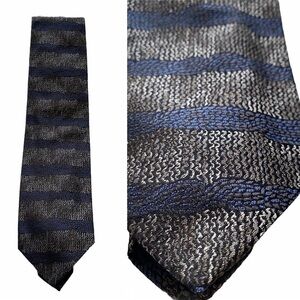Pal Zileri tie Silk Made in Italy Brown Blue